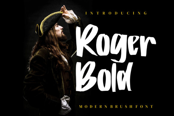 Roger Bold Font Poster 1