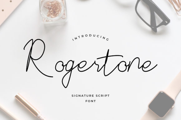 Rogertone Font Poster 1