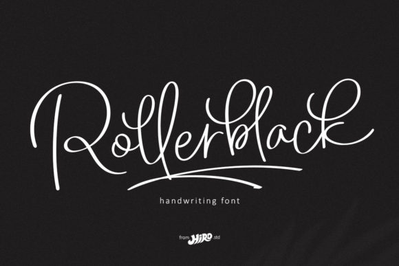 Rollerblack Font Poster 1