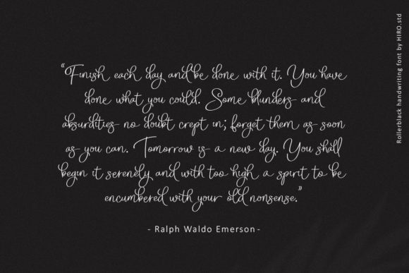 Rollerblack Font Poster 5