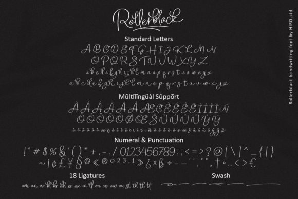 Rollerblack Font Poster 7