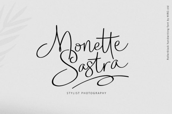 Rollerblack Font Poster 9