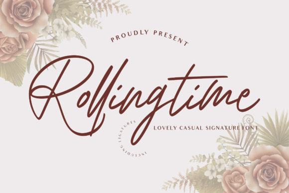Rolling Time Font