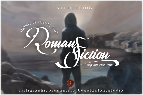 Roman Fiction Font Poster 1