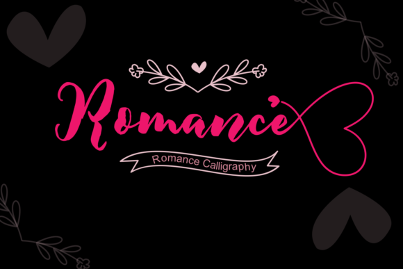Romance Font Poster 2