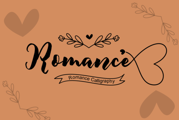 Romance Font Poster 3