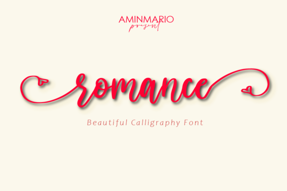 Romance Font Poster 1