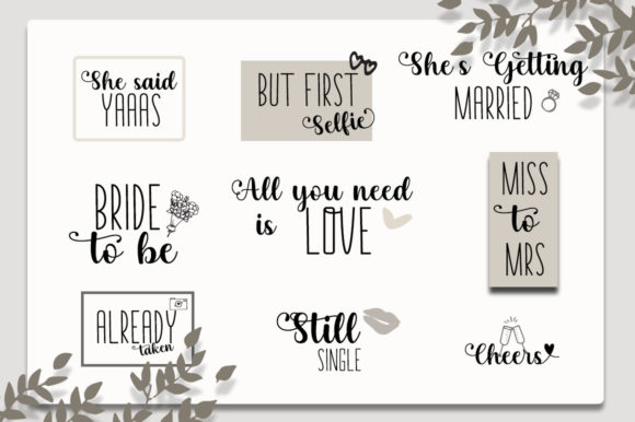 Romance Jollypetter Font Poster 5