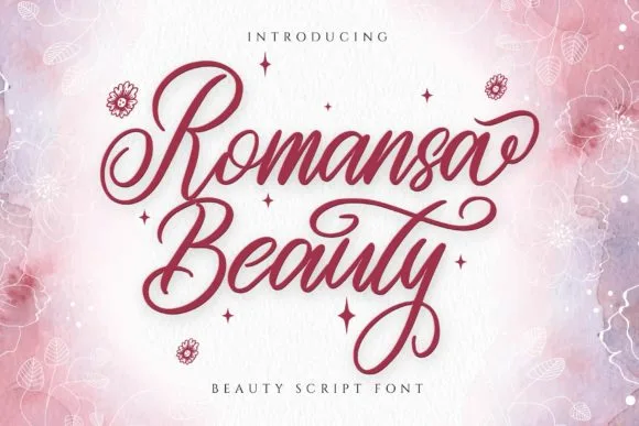 Romansa Beauty Font Poster 1