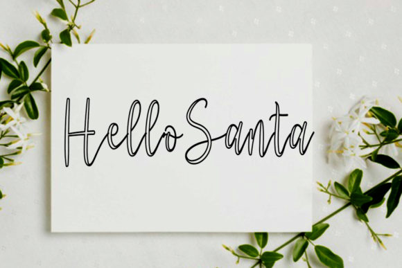 Romantic Christmas Font Poster 3