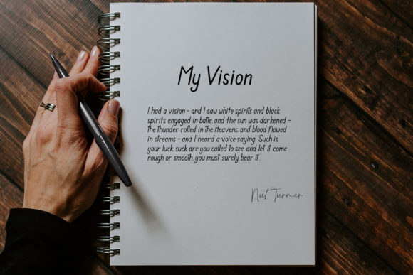 Romantic Diary Font Poster 2
