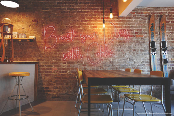 Romantic Leaf Font Poster 3