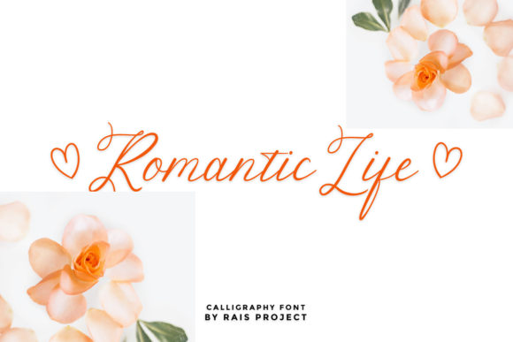 Romantic Life Font Poster 1