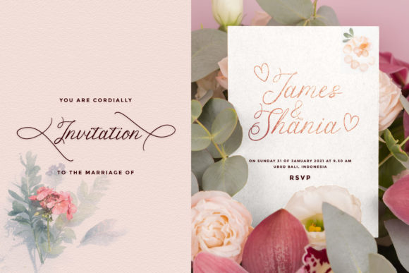 Romantic Life Font Poster 2
