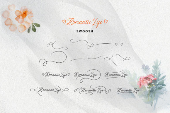 Romantic Life Font Poster 8