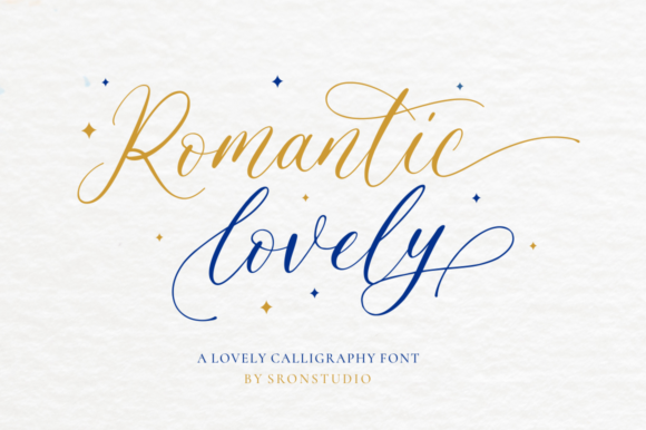 Romantic Lovely Font Poster 1