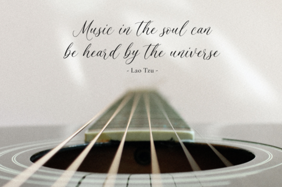 Romantic Lovely Font Poster 16