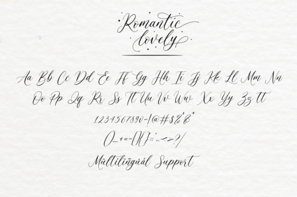 Romantic Lovely Font Poster 18