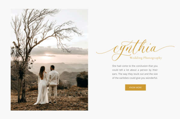 Romantic Lovely Font Poster 4