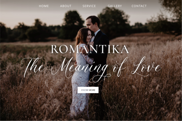 Romantic Lovely Font Poster 5