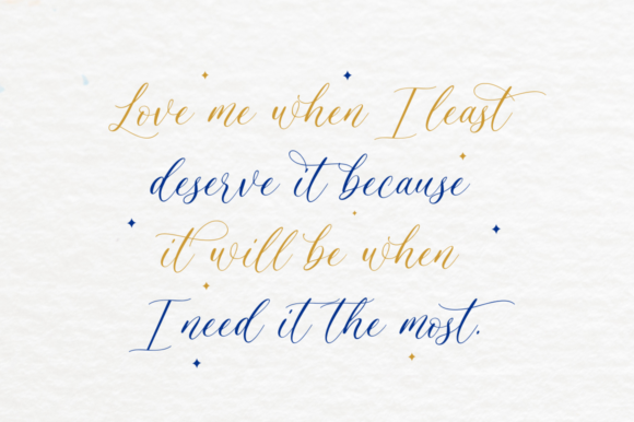 Romantic Lovely Font Poster 8