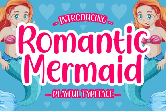 Romantic Mermaid Font Poster 1