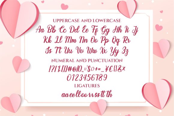Romantic Momen Font Poster 5