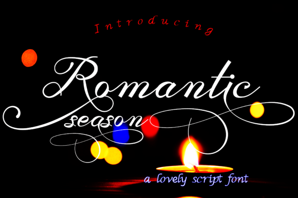 Romantic Season Font Poster 1