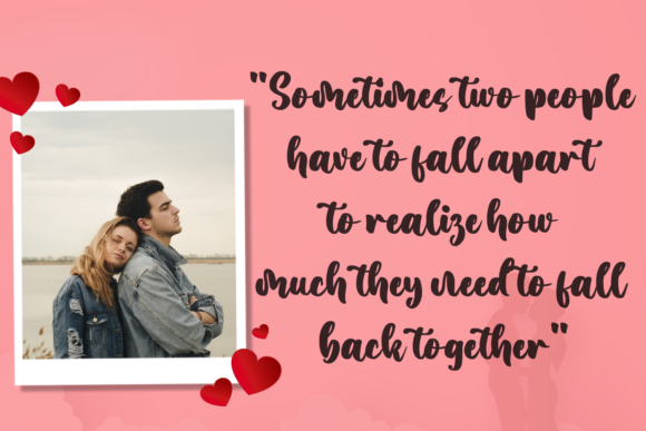 Romantic Valentine Font Poster 2