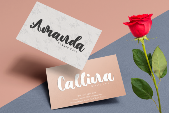 Romantic Valentine Font Poster 5