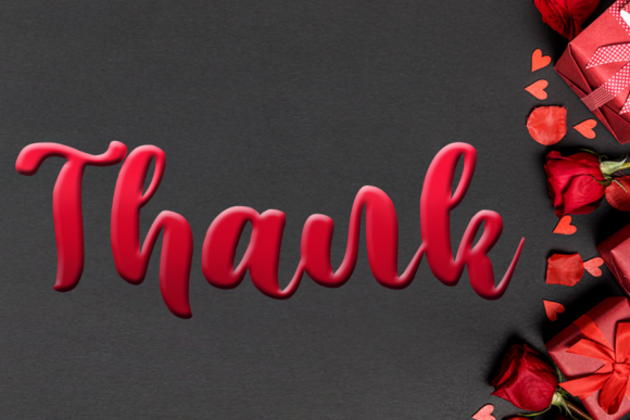 Romantic Valentine Font Poster 10