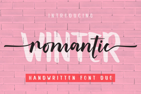 Romantic Winter Font Poster 1