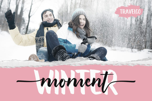 Romantic Winter Font Poster 3