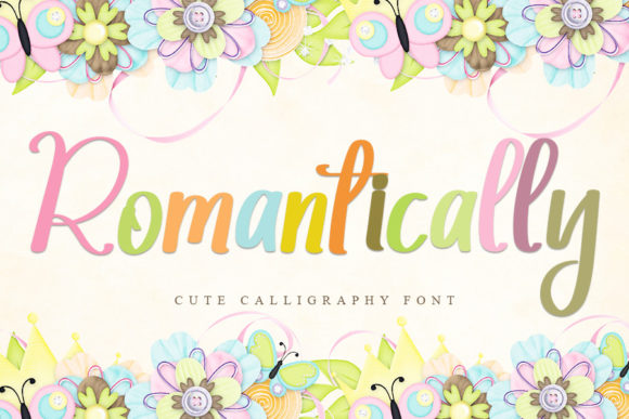 Romantically Font Poster 1