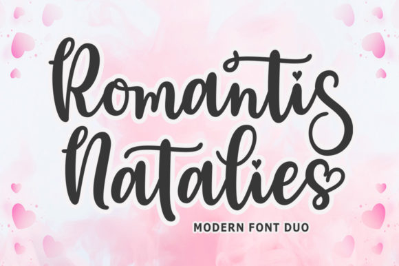 Romantis Natalies Font Poster 1