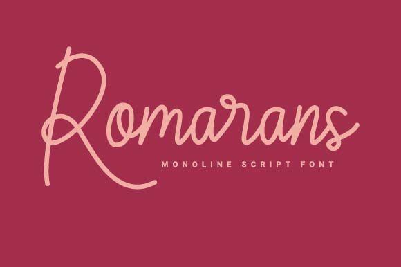 Romarans Font