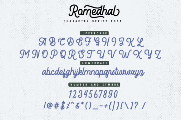 Romedhal Font Poster 8