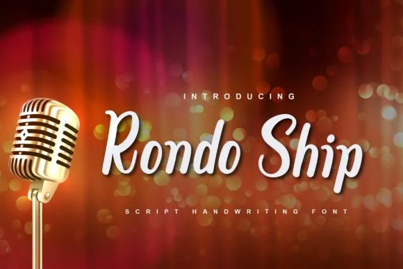 Rondo Ship Font Rondo Ship Font Poster 1