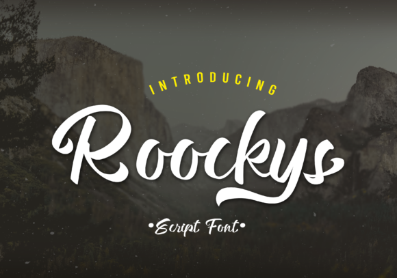 Roockys Font Poster 1