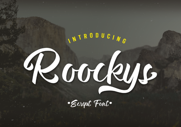 Roockys Font Roockys Font Poster 1