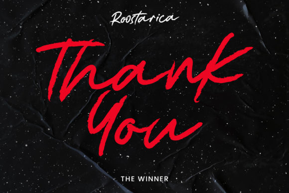 Roostarica Font Poster 10
