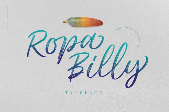Ropa Billy Font Poster 1