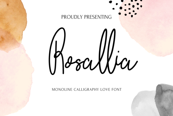 Rosallia Font Poster 1