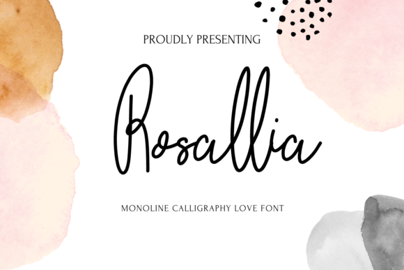 Rosallia Font Rosallia Font Poster 1