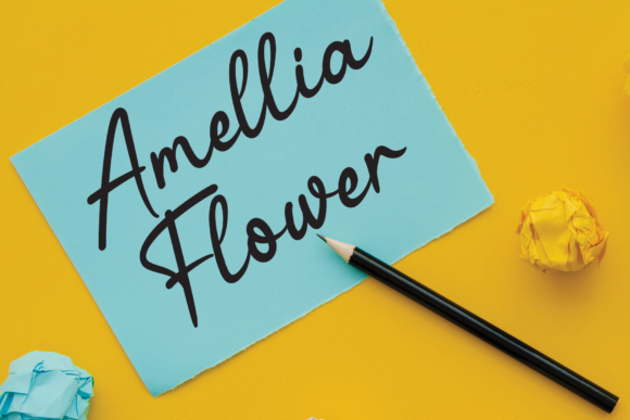 Rosallinda Signature Font Poster 5