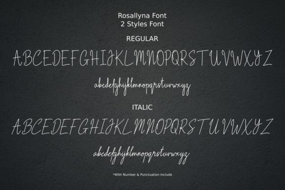 Rosallyna Font Poster 6