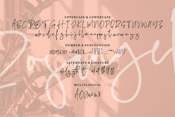 Rosangel Font Poster 6