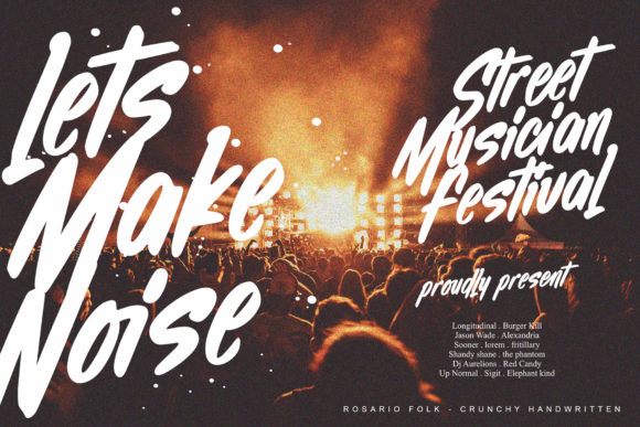 Rosario Font Poster 10