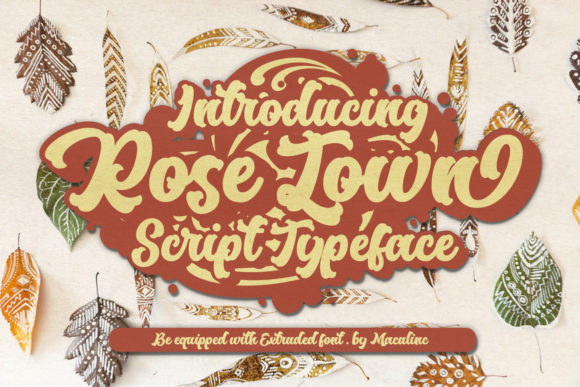 Rose Town Font Poster 1