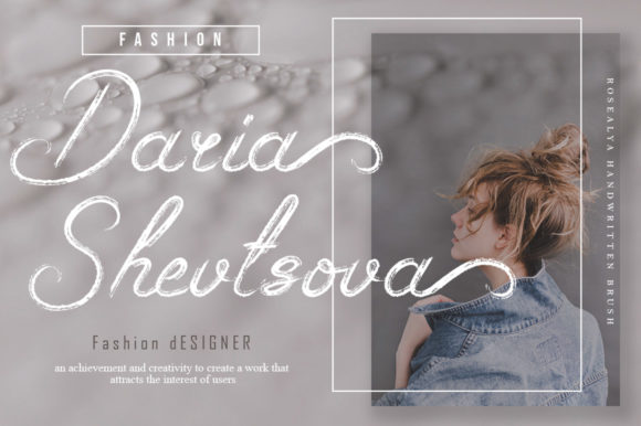 Rosealya Font Poster 2